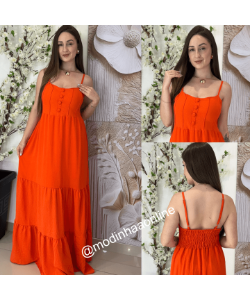 Vestido Vicky Laranja Vestido Vicky Laranja